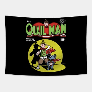 Quail man Tapestry