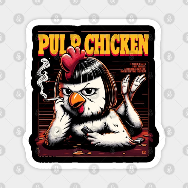 Pulp Chicken Magnet by Lima's