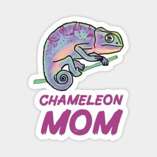 Chameleon Mom, Purple, for Chameleon Lovers Magnet