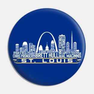 St. Louis Hockey Team All Time Legends, St. Louis City Skyline Pin