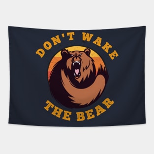 Don't Wake The Bear Vintage Tapestry