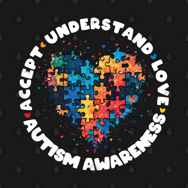 Autism Awareness - Accept, Understand, Love by artdise