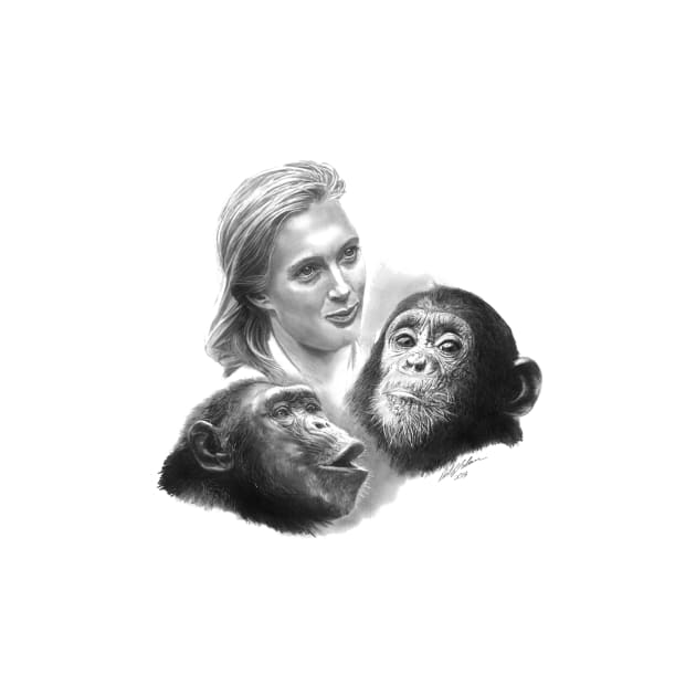 A YOUNG JANE GOODALL by allthumbs