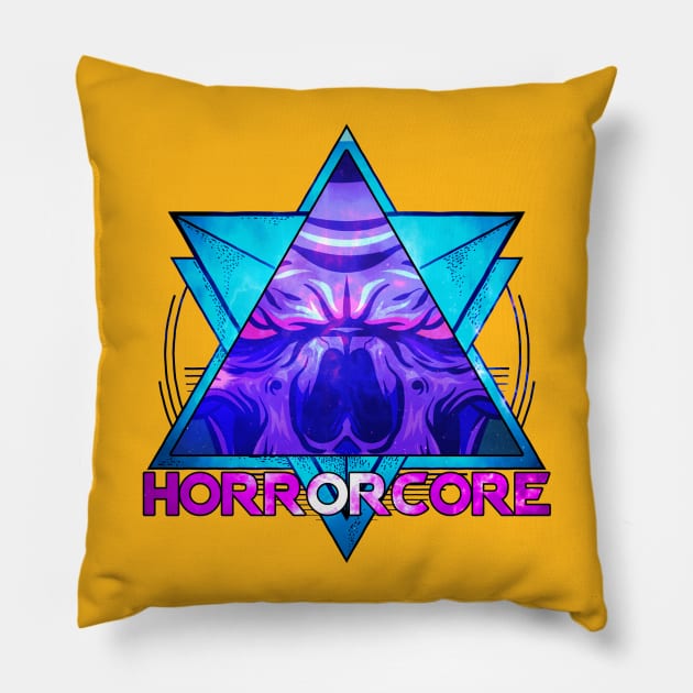 HORRORCORE Pillow by theanomalius_merch