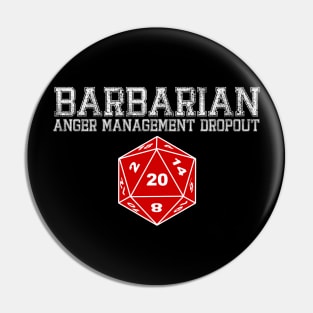 DND Barbarian Pin