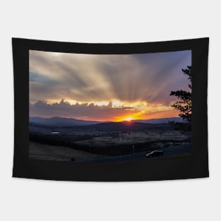 Canberra Sunset Tapestry