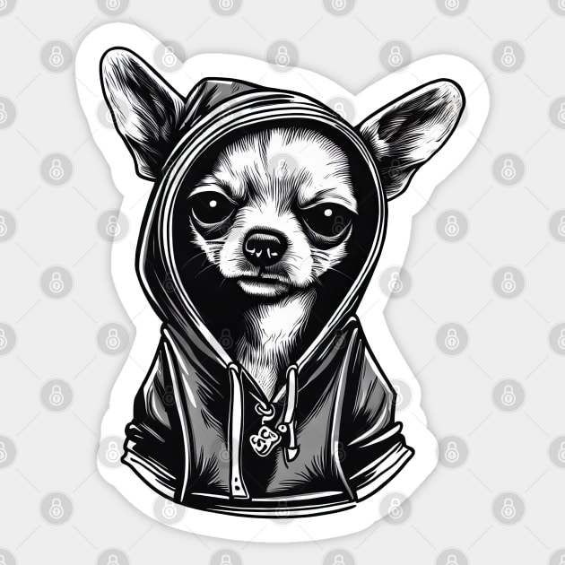 El Paso Chihuahuas Cute Chihuahua Angry Sticker by Artistshot