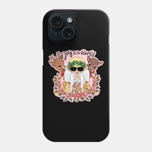 Joy to the World! Christmas Angel. Phone Case