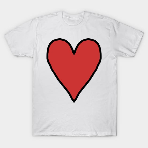 Big Red Heart Valentines Day T-Shirt Big Red Heart Valentines Day T-Shirt