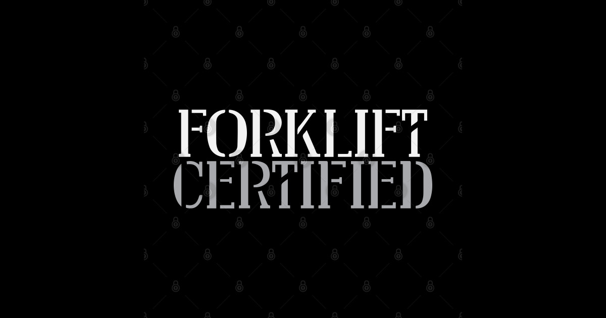 Forklift Certified Meme Forklift Driver Sticker TeePublic