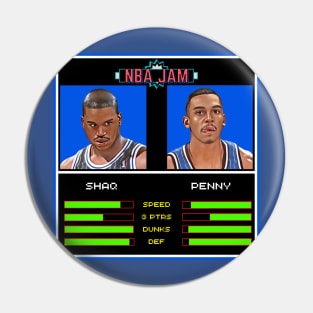 Shaq & Penny - NBA Jam Edition Pin