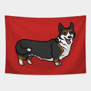 Pembroke Welsh Corgi Black and Tan Tapestry