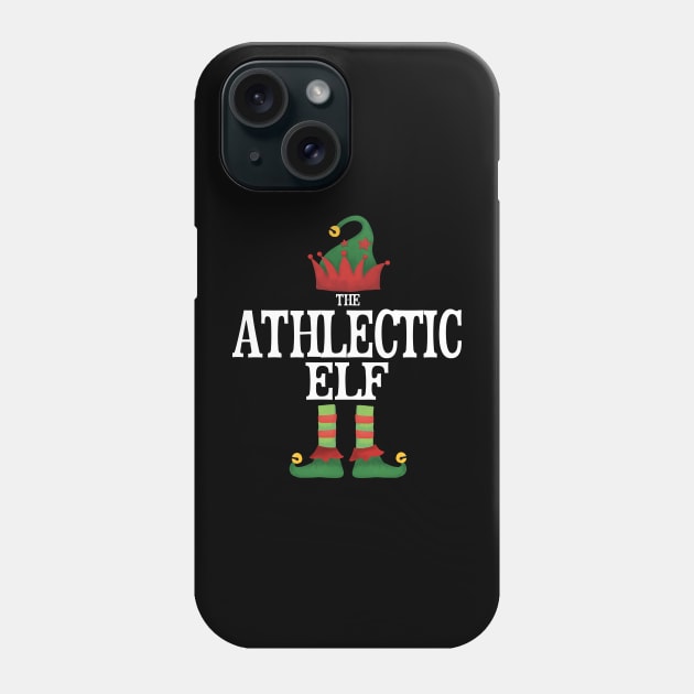 Athlectic Elf Matching Family Group Christmas Party Pajamas Phone Case by uglygiftideas