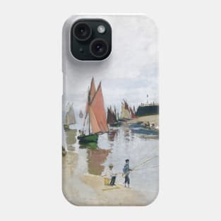 Entree du port de Trouville by Claude Monet Phone Case