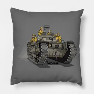 The Dogs of War: Churchill Tank Pillow