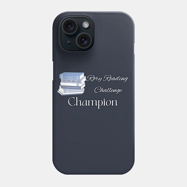 Rory Reading Challenge Champion- Light Book Design Phone Case by Gilmore Book Club