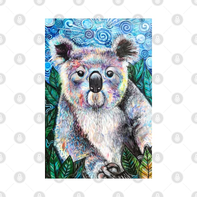 Kozmic Koala. by Jerika Renee Art 