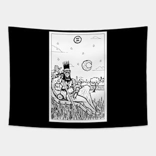 Black and White Tarot The Empress Tapestry