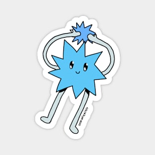 Silly Little Guy | Blue Sticker Version Magnet