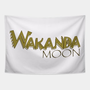 Wakanda Moon Logo (Text) Tapestry