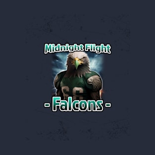 Midnight Flight Falcons T-Shirt