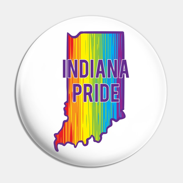 Indiana Pride Pin by Manfish Inc.