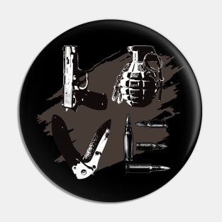 firearm lover Pin