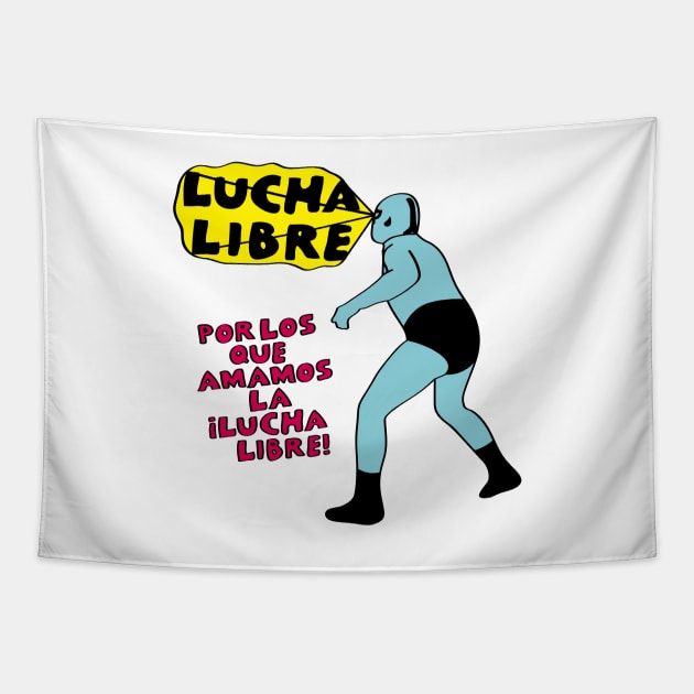 LUCHADOR 1032 Tapestry by RK58