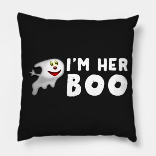 I'm Her Boo Halloween Couples Gifts Pillow