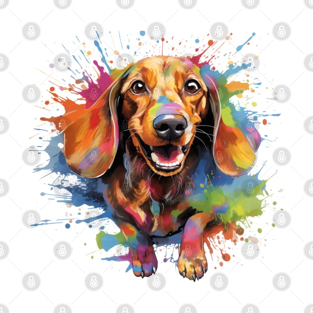 Dachshund Art by CunninghamWatercolors