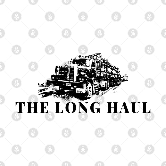 Logging Truck The Long Haul by AuburnQuailart