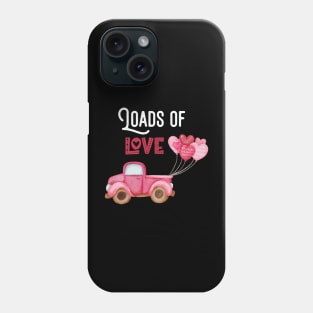 Loads Of Love Car Cute Valentines Day Car Toddler Boys Phone Case