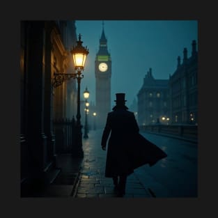 The Shadow Lurker of Gothic London T-Shirt