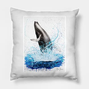 Ocean Wave Whale Pillow