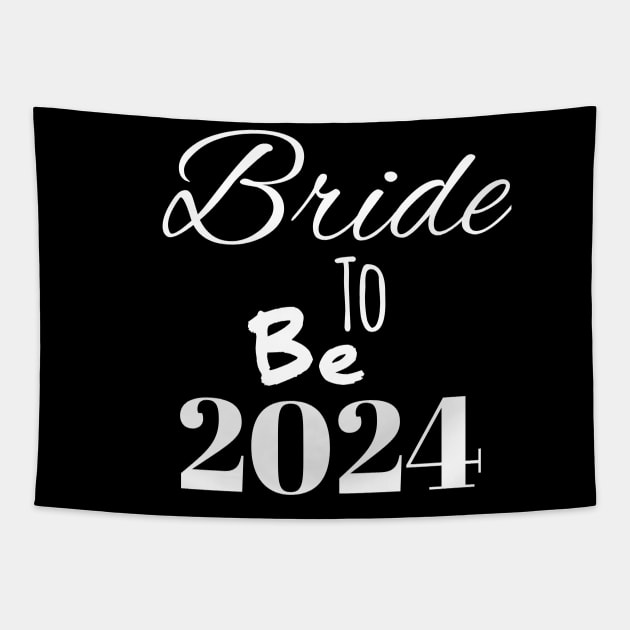 Bride to be 2024 Tapestry by Spaceboyishere