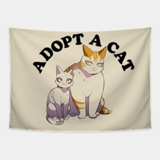 ADOPT A CAT Tapestry