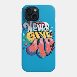 Never Give Up Phone Case