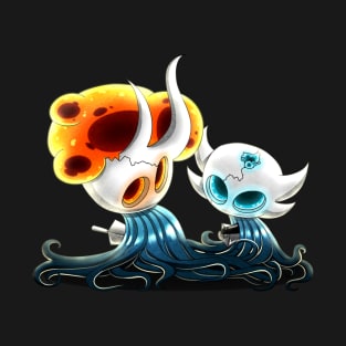 lost kin and the greenpath vessel - hollow knight T-Shirt