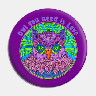 Owl you need is Love Pin
