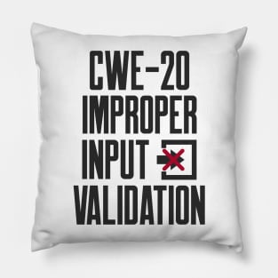 Secure Coding CWE-20 Improper Input Validation Pillow