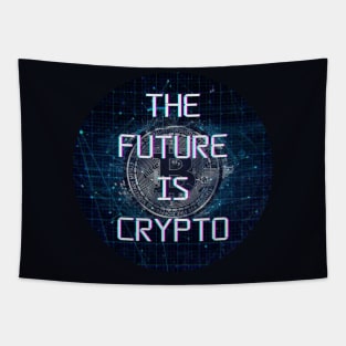 The Future Is Crypto - Cryptocurrency - Bitcoin Tapestry