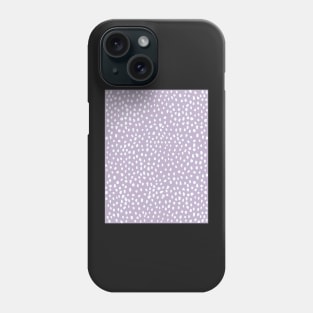 Lavender Dalmatian Print Phone Case