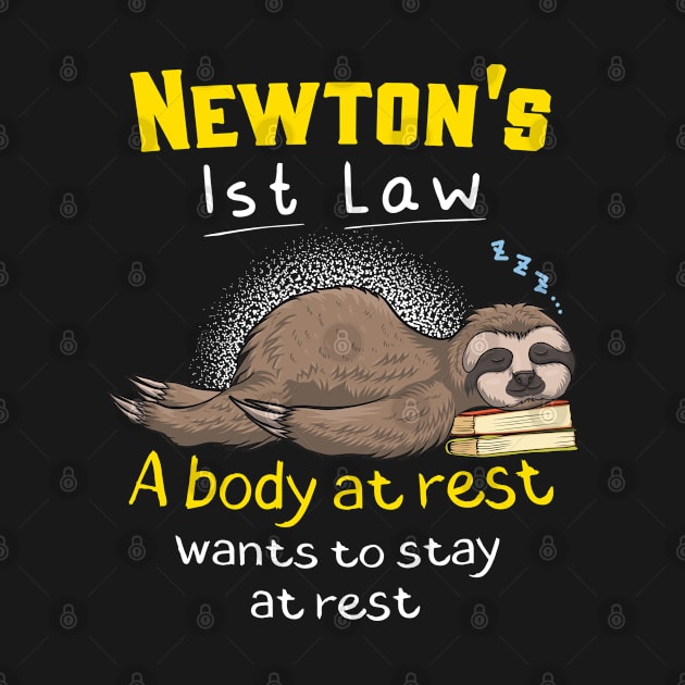 Newton's First Law Funny Physics Joke by USProudness