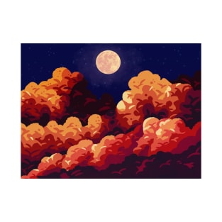 Warm Clouds at Night T-Shirt