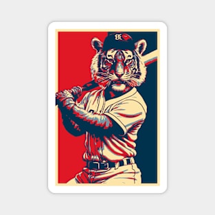 Baseball Tiger HOPE Magnet