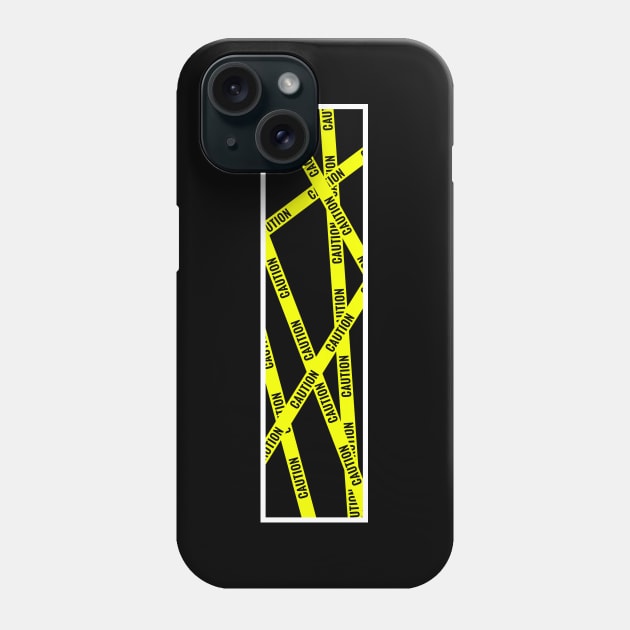 Caution Tape By Minimal DM Phone Case by Minimal DM