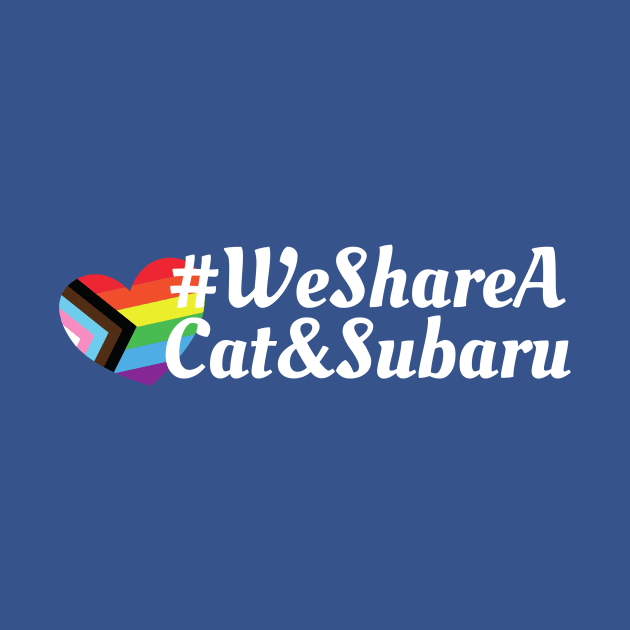 # We share a cat and a subaru by Remzee