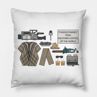 Groundhog Day - Essential items Pillow