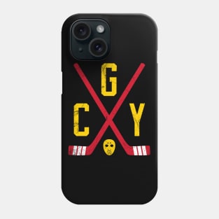 CGY Retro Sticks - Black Phone Case