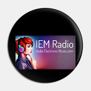 IEM Radio Design - Indie Electronic Music Pin